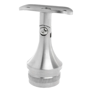 PSG support de main courante balustrade articulé à enfoncer 42,4 mm AISI 304 satiné