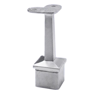 Support de main courante plate d'angle PSG 90° collé – acier AISI 304 système 40x40