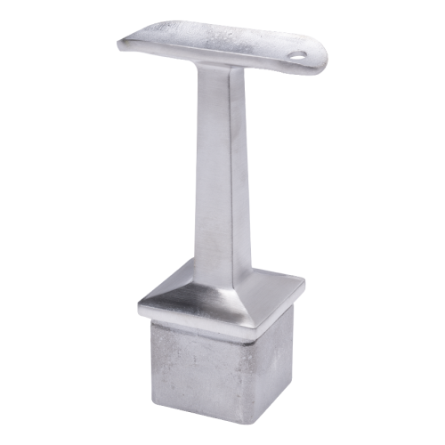 PSG leuningdrager voor roestvrijstalen balustrade 42,4 mm voor paal 40x40 mm – gelijmd, satijn 001-046 (1)