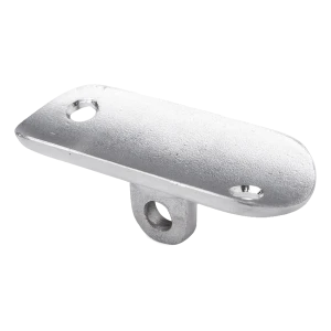 Plaquette de montage de main courante articulée plate 64x24 mm – acier inoxydable AISI 304 satiné