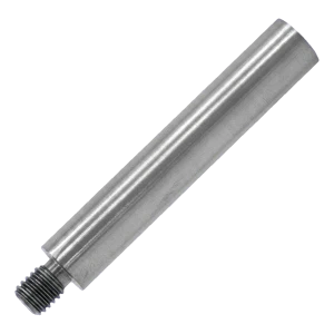 Tige de support de main courante ø 12×75 mm AISI 304 – filetage M8/M6, satiné