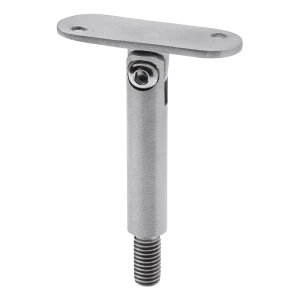 Tige de support de main courante articulée Ø 12 mm AISI 304 – fixation pour balustrade inox