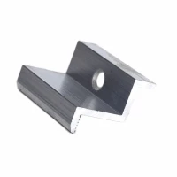 Pince latérale H30 aluminium 6060 trou M8