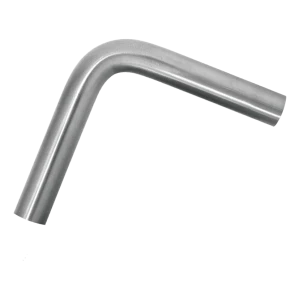 Tige de support de main courante de balustrade 90° ø 12 mm 75×75 mm AISI 304 satiné