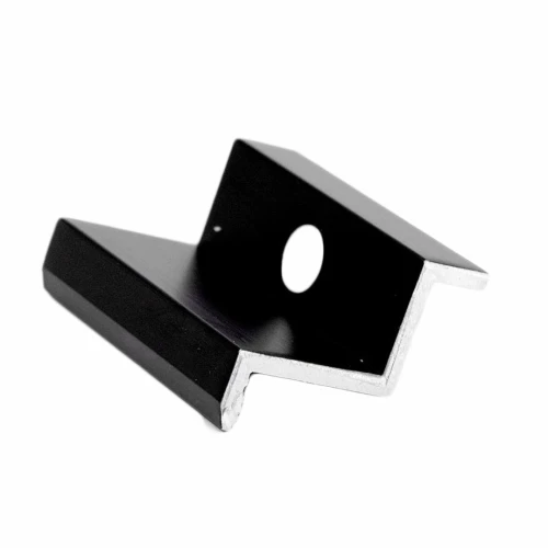 Eindklem H30 aluminium 6060 gat M8 Geanodiseerd PV-03-02