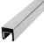 PSG Main courante rapportée sur verre 40x40 mm AISI 304 satinée – 2500 mm 001-082 (1)