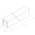 PSG Main courante rapportée sur verre 40x40 mm AISI 304 satinée – 2500 mm 001-082 (2)