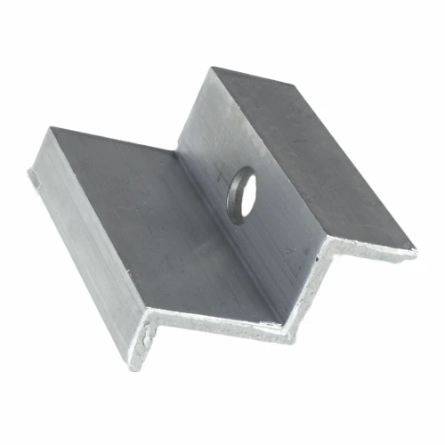 Eindklem H35 aluminium 6060 gat M8 PV-03-05