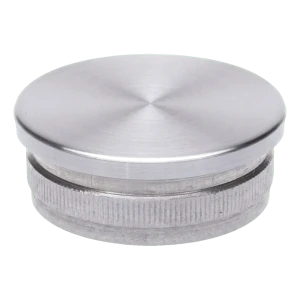 Bouchon bombé à enfoncer pour tube de balustrade 42,4 mm – acier AISI 304 satiné