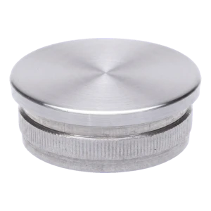 Bouchon de garde-corps bombé à enfoncer 48,3 mm – acier inoxydable AISI 304 satiné