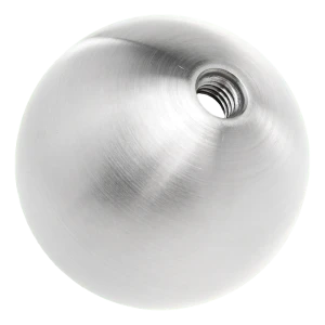 Boule à visser pour balustrade ø50 mm acier inoxydable AISI 304 satiné, filetage M8