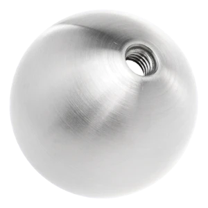 Boule vissée creuse ø60 mm avec filetage M8 – acier inoxydable AISI 304 satiné