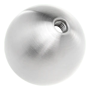 Boule de balustrade à visser ø 80 mm acier inoxydable AISI 304 satiné M10