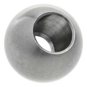 Boule de balustrade à coller ø 20 mm, trou 14 mm, acier inoxydable AISI 304 satiné