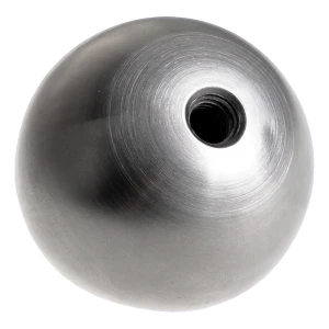 Boule vissée pleine Ø 25 mm pour balustrade – acier inoxydable AISI 304 satiné, filetage M8