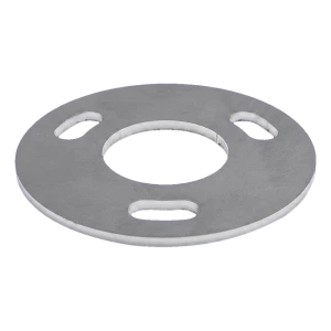 Base de poteau de balustrade à souder ø 100 mm – acier inoxydable AISI 304, système 42,4