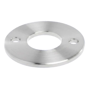 Base de poteau de balustrade à souder Ø80 mm – acier inoxydable AISI 304 satiné