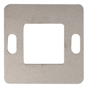 Plaque de montage pour balustrade 80×80 mm AISI304 système 40×40 surface brute