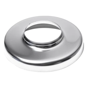 Rosace de masquage avec collerette pour tube ø 40 mm – acier inoxydable AISI 304 poli