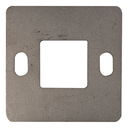 Balusterpaalvoet voor lassen 100×100 mm – roestvrijstaal AISI 304, systeem 40×40 001-162 (1)