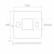 Base de poteau de balustrade à souder 100×100 mm – acier inoxydable AISI 304, système 40×40 001-162 (2)