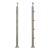 PSG Poteau de balustrade intermédiaire traversant Ø 42,4 mm AISI 304 – 4 supports, satiné 001-204 (1)