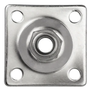 PSG plaque pour charnière réglable M16 80×80 mm – acier inoxydable AISI 304