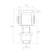 PSG Charnière de portail à souder M20 – acier inoxydable AISI 304, satiné 001-221 (2)