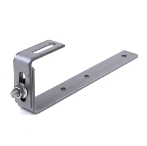 Crochet de Toit J Réglable 239x30x4mm - pour toits en ardoise et bitume