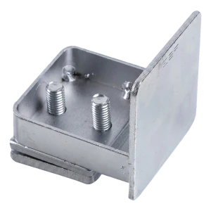 PSG terminaison de profil de rail pour portail coulissant autoportant 60×60 mm – galvanisé