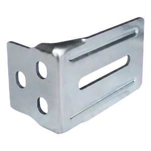 Support PSG pour dispositif d'arrêt de portail coulissant autoportant 130×75 mm