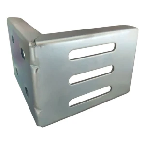 PSG support de fixation pour guidage de portail coulissant en acier 150×120 mm