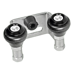 PSG support supérieur pour portail coulissant avec roulettes caoutchoutées – entraxe 60 mm