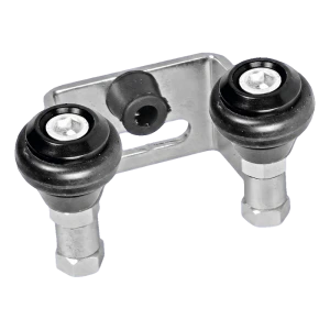 PSG support supérieur pour portail coulissant avec roulettes caoutchouc – écartement 80 mm